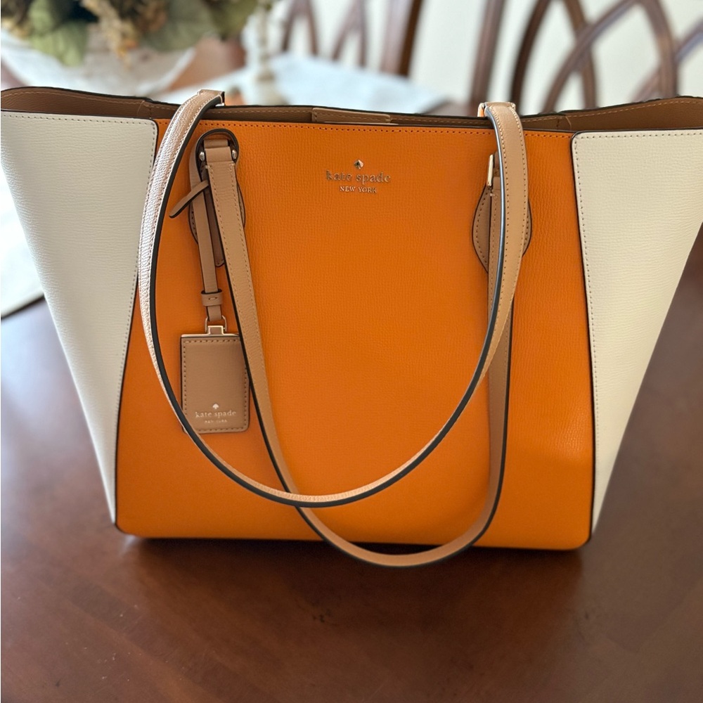 ♠️Kate Spade Poppy Color Block Tote large